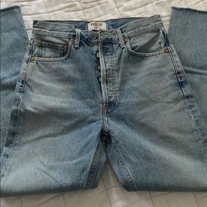 AGOLDE Riley High Rise Straight Jeans